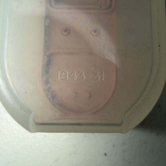 Vintage Tupperware 1843 Spice Containers Modular Mates Pink Tops Lids Lot of 3 - Picture 3 of 6